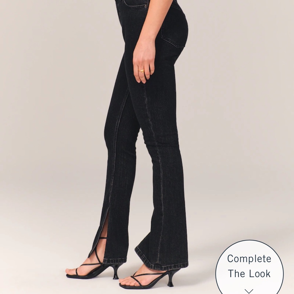 Abercrombie High Rise Split Hem Jeans 00